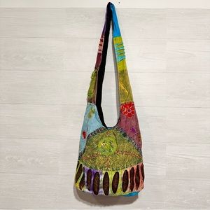 RISING INTERNATIONAL Patchwork Hobo Bag
